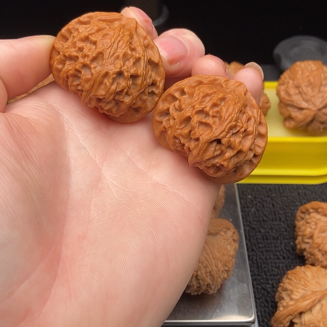 核桃文玩核桃把件宫灯44