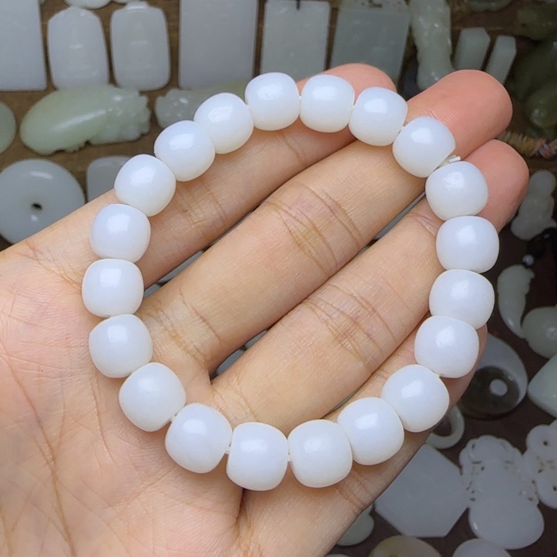 和田玉未镶嵌挂件卡10