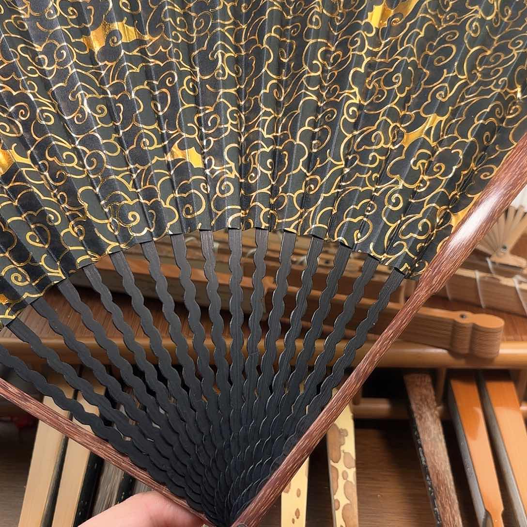 扇子芝麻粽龙鳞祥云金