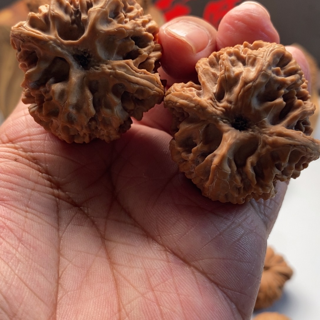 熊***神文玩核桃吊坠苹果园41尺寸