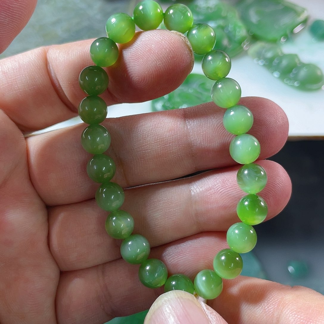 未镶嵌手链和田玉（碧玉）