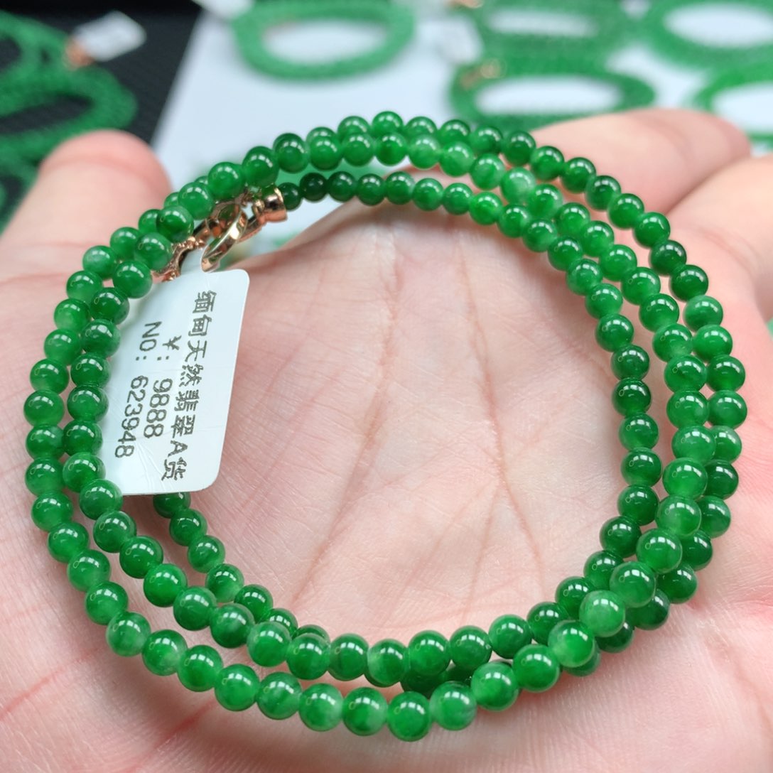 翡翠手链未镶嵌翡翠