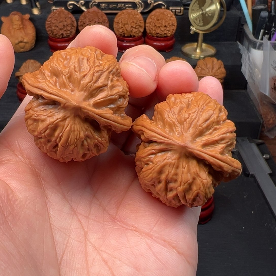 文玩核桃吊坠38全品野狼