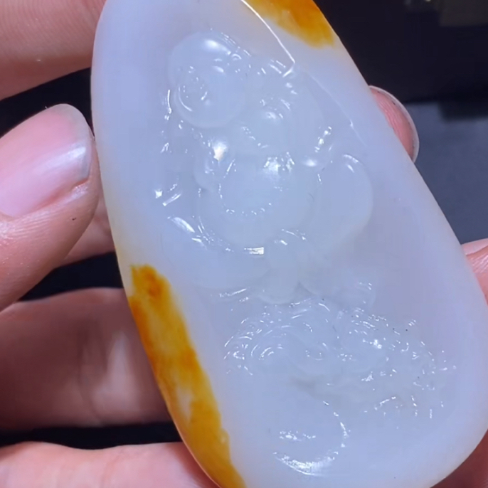 和田玉玉石挂件 d0101拍一发一