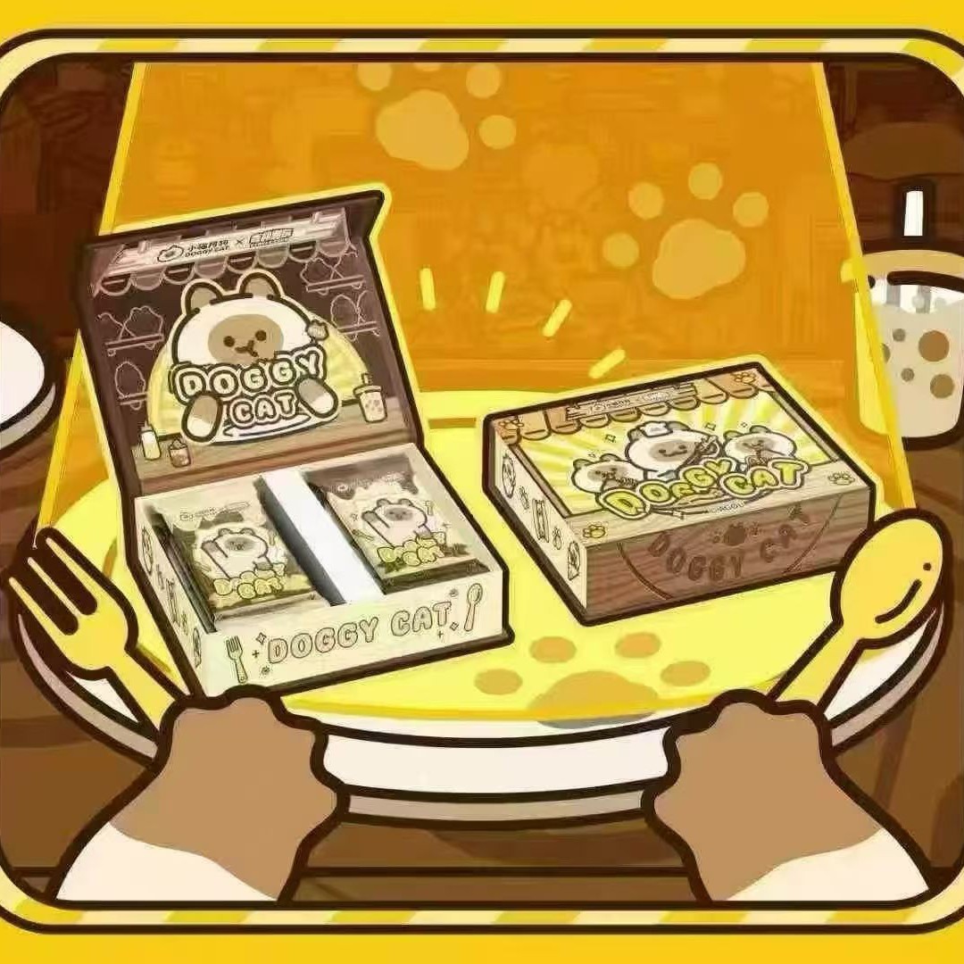 （拆盒）森扑潮玩《小猫阿狗》收藏卡牌正版动漫周边盲盒卡牌代拆