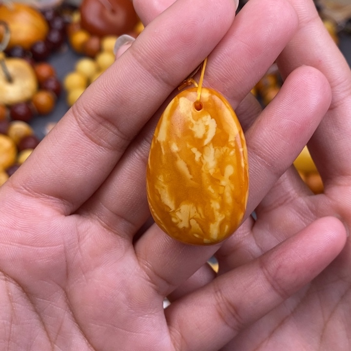 蜜蜡未镶嵌裸石蜜蜡L