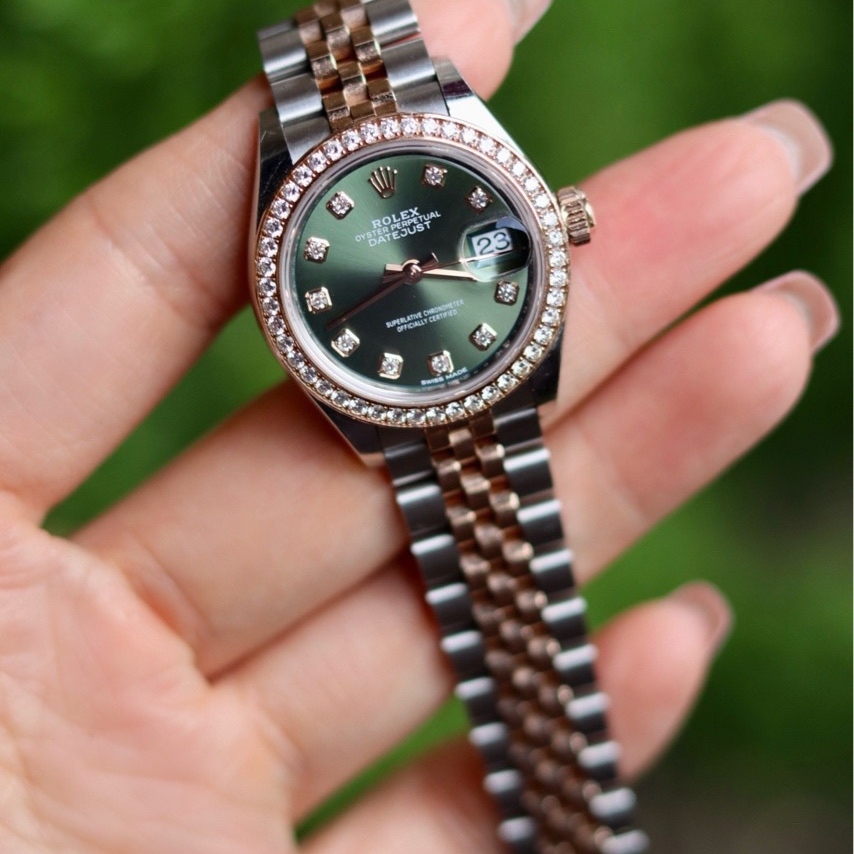 99新 Rolex/劳力士 女装日志型m279381rbr-0007 28mm 18年全套