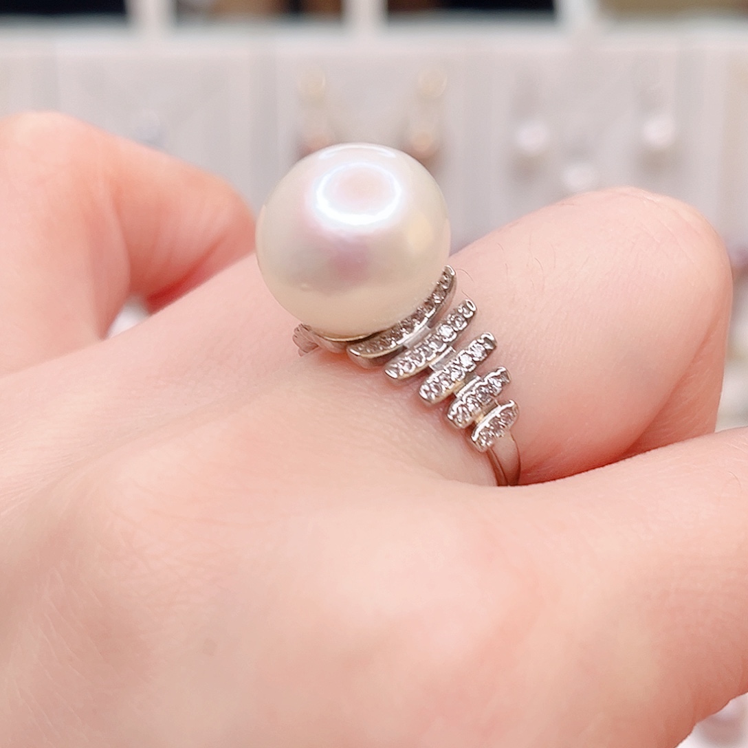 合金淡水珍珠吊坠(赠链)