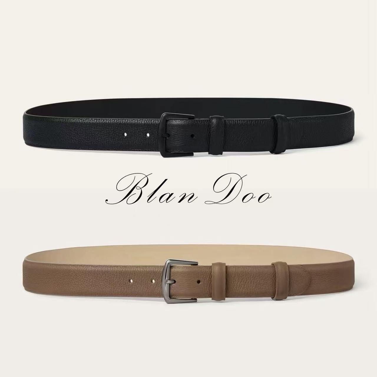 BLANDOO“高端定制”高奢感简约大气牛皮腰带9BD009