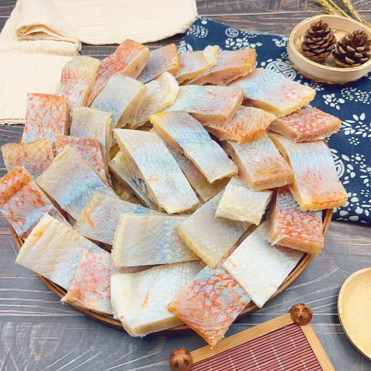 台山广海特产1斤红笛鲷鱼（大红鱼）咸鱼干自家生晒中咸