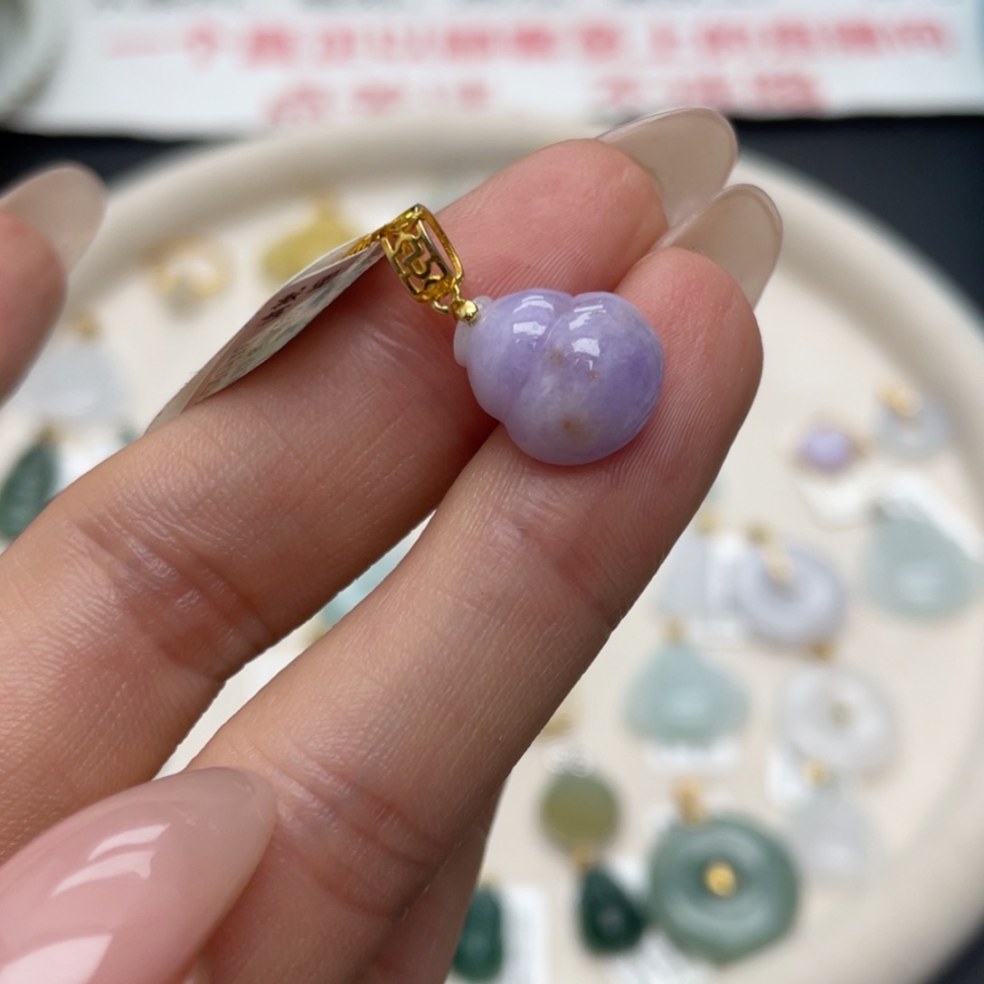 翡翠银S925镶嵌颈饰