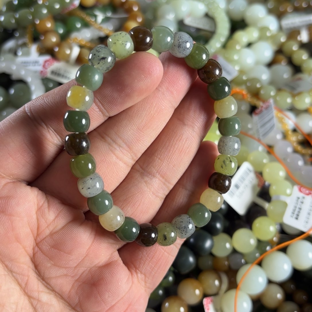 和田玉手链未镶嵌W11