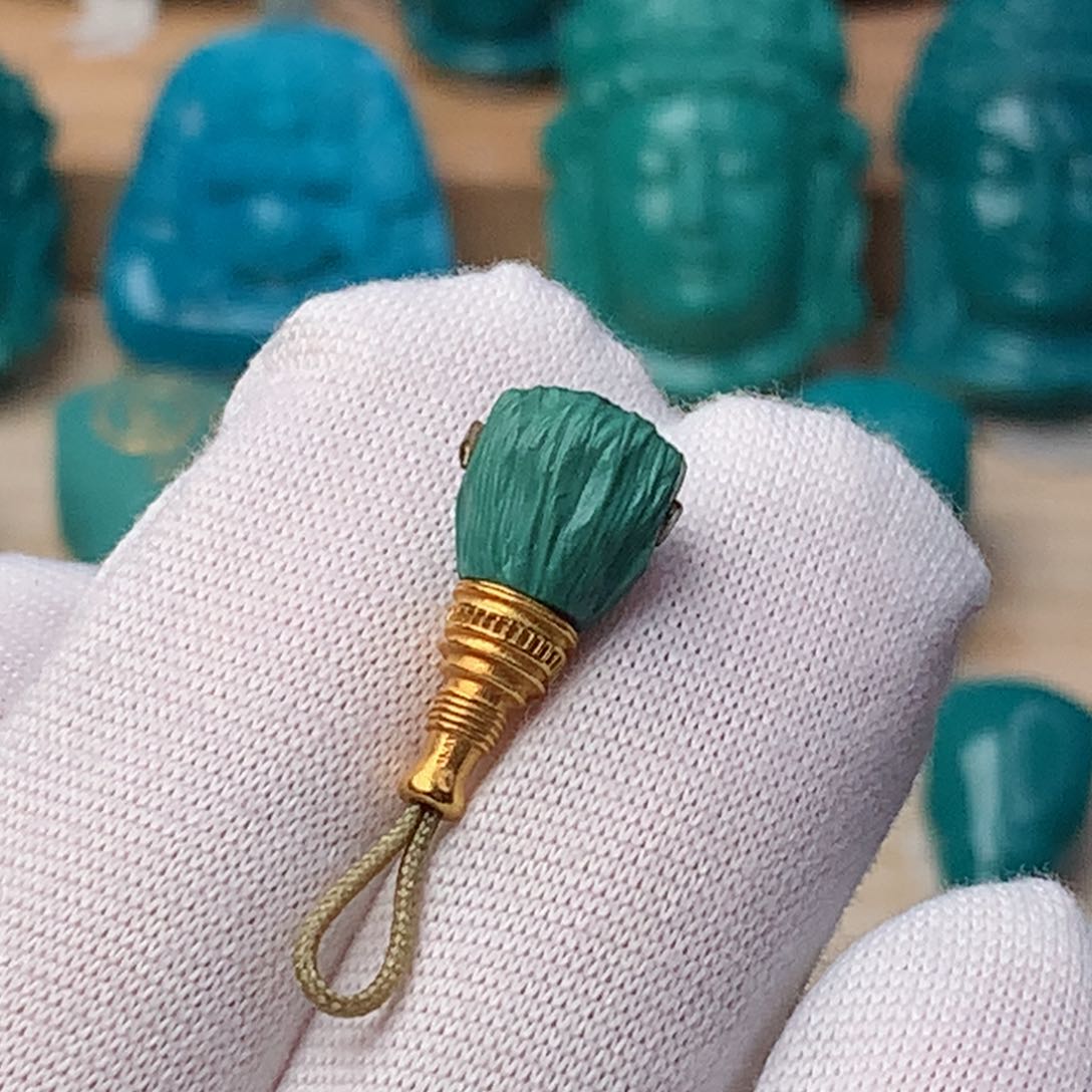 绿松石珠宝奇石未镶嵌