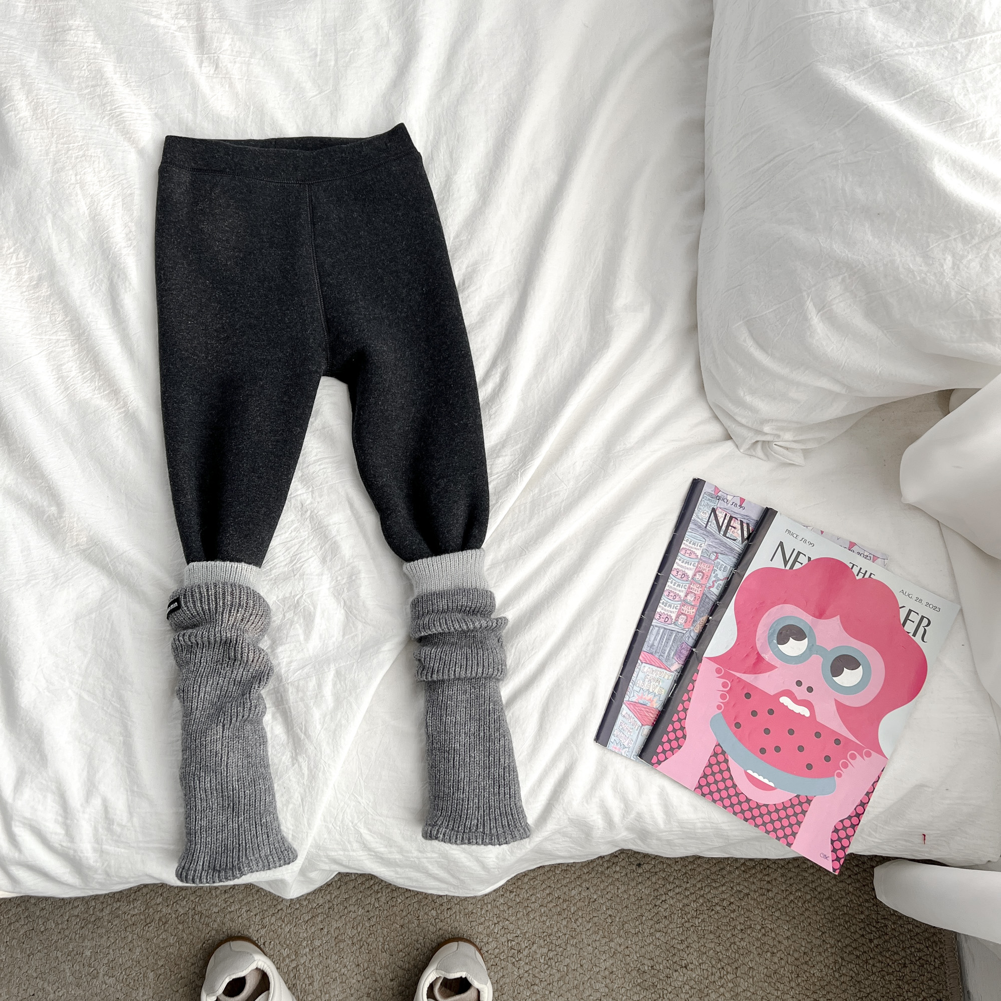 【原版】女童冬装加绒打底裤儿童保暖长裤XDKDW53201