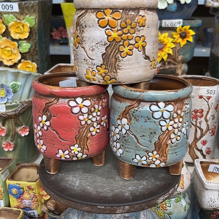 紫砂花盆粗陶材质多肉花盆