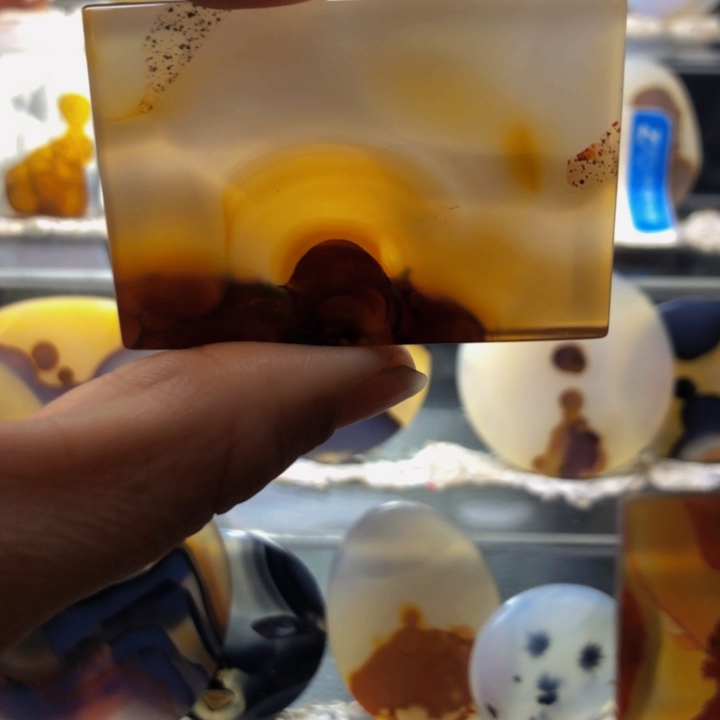 合金玛瑙/玉髓珠宝奇石158