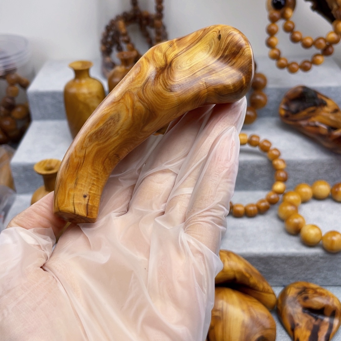 柏木（崖柏）太行崖柏手把件