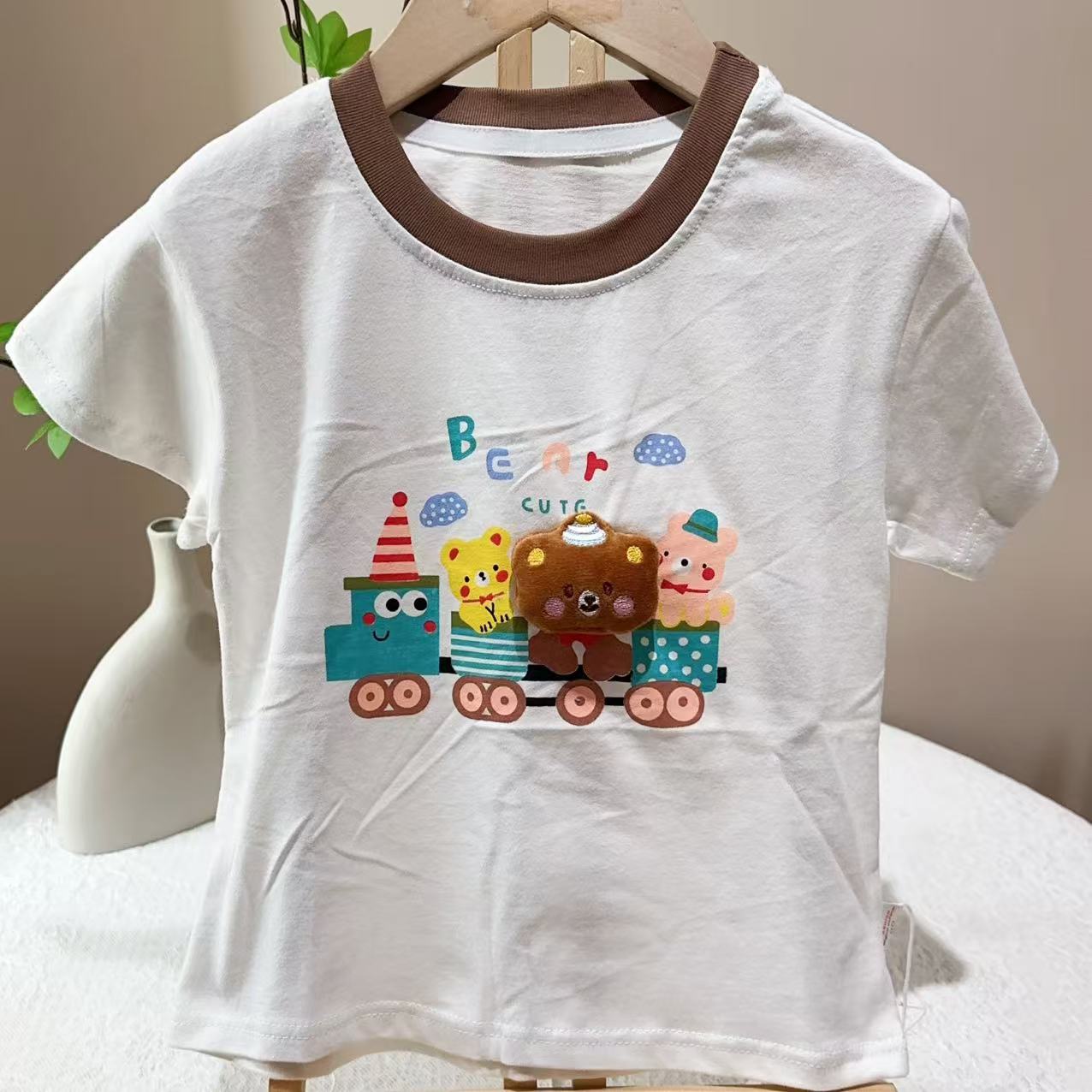 豫-【085立体小熊】T恤