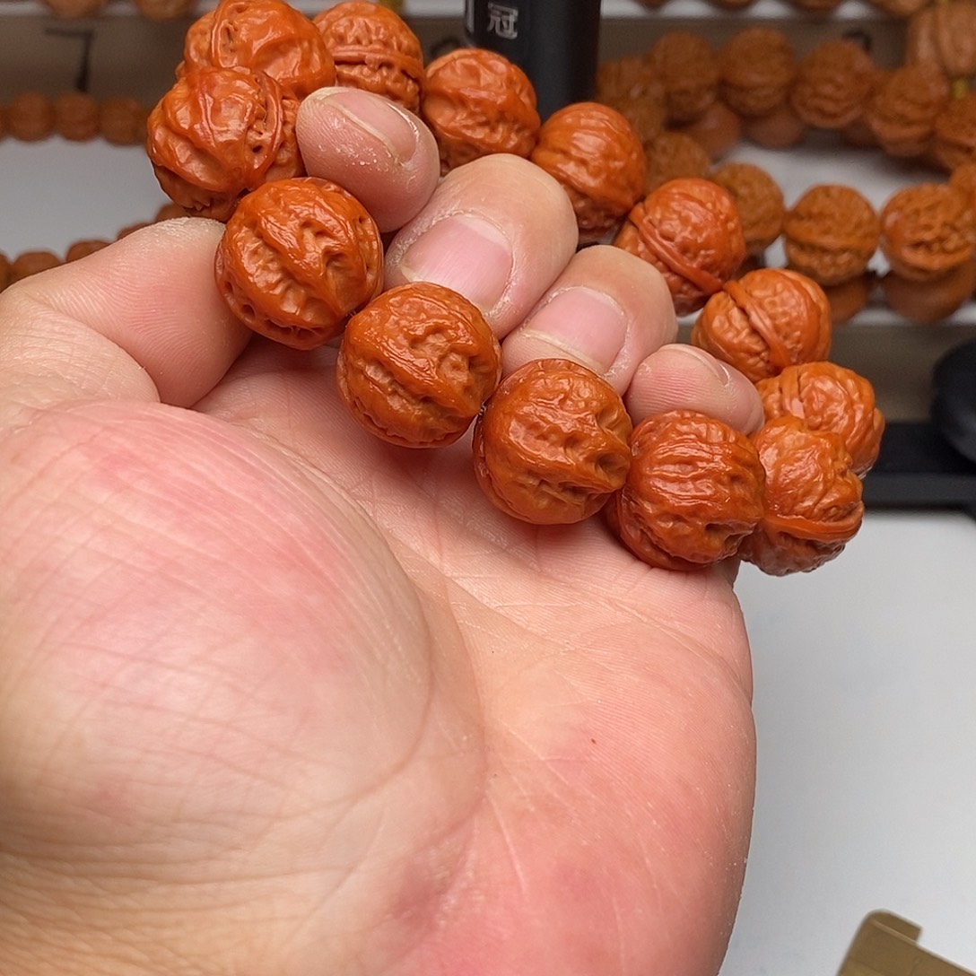 手串文玩核桃文玩核桃2.1粗筋八棱