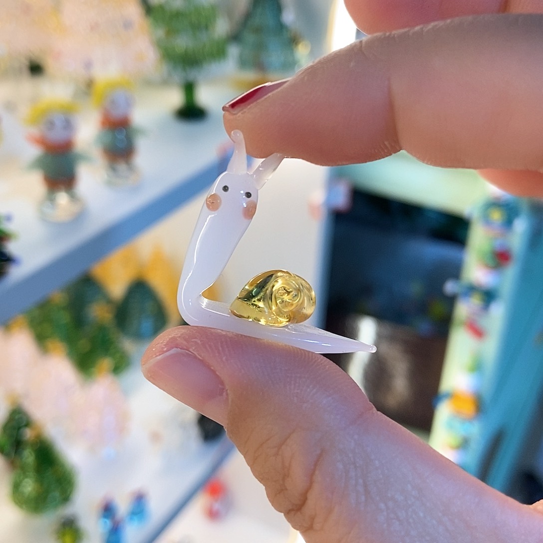 琉璃手工艺品蜗牛