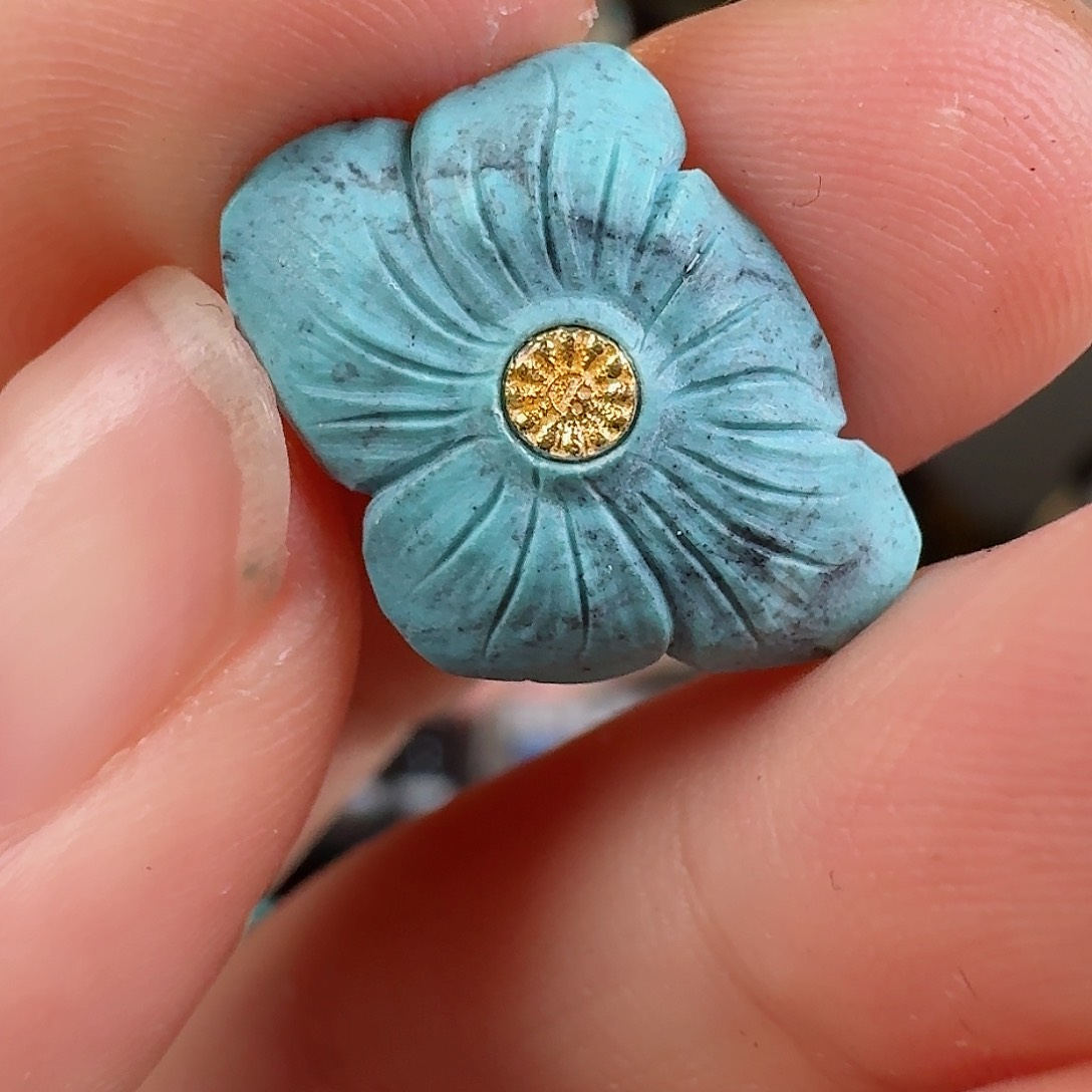 绿松石珠宝奇石未镶嵌