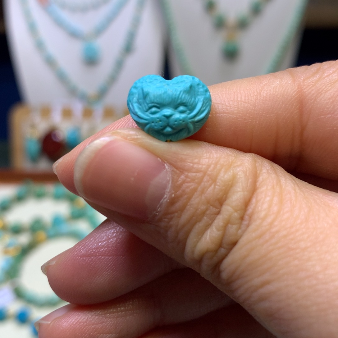 绿松石未镶嵌配饰