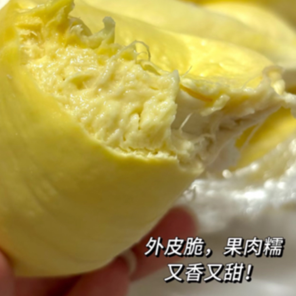 lian空运专属【一物一拍】泰国金枕 长柄鲜榴莲3斤起运输10%干耗