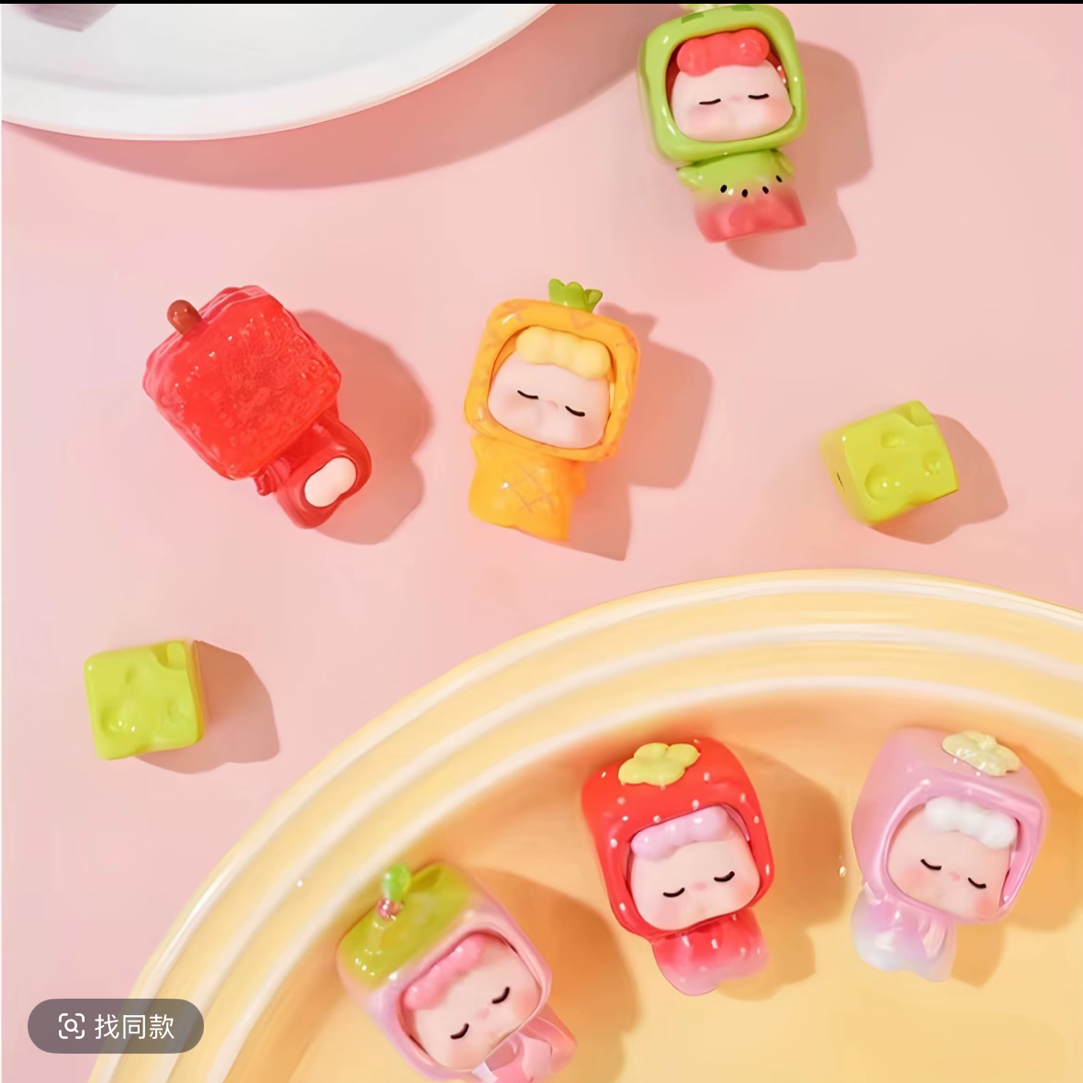 【糯米代拆】水果方了系列萌粒磁吸版潮玩可代拆