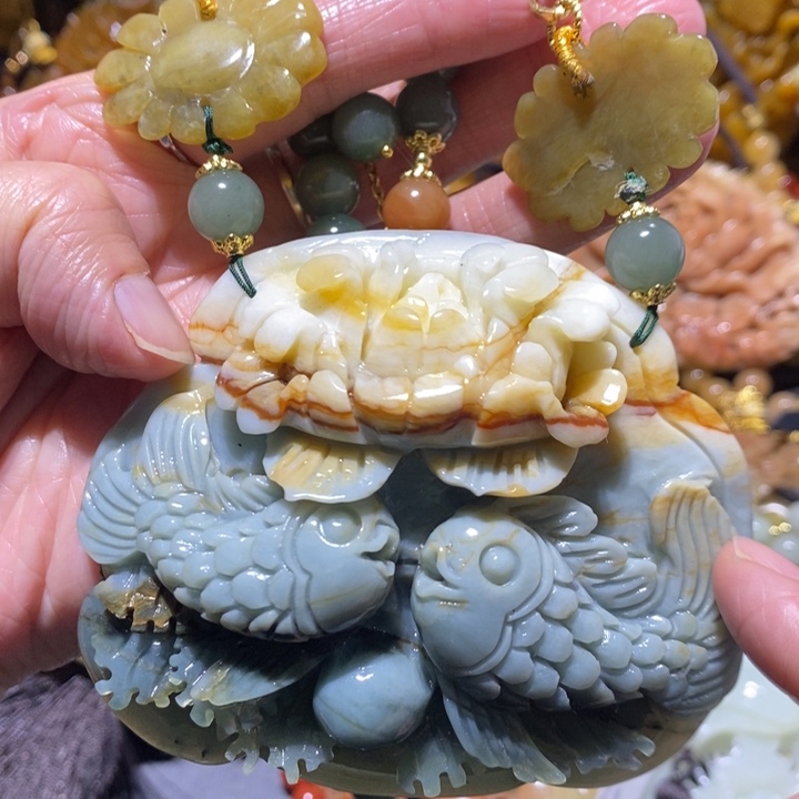 岫玉岫玉吊坠未镶嵌