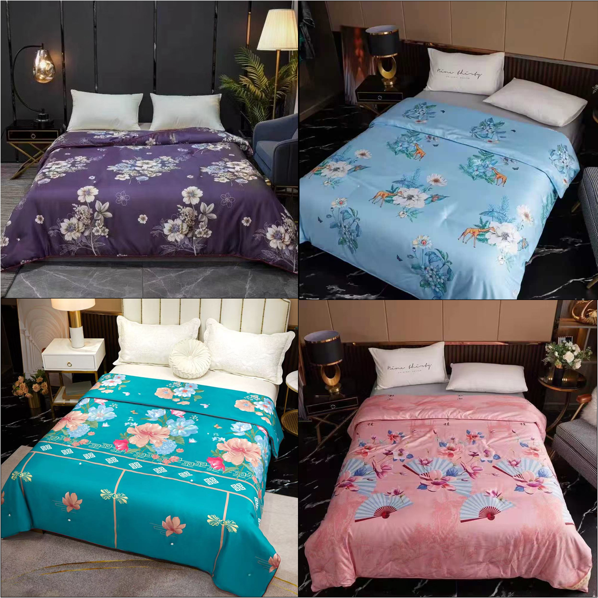 【重约6斤】高端手工订花被子春秋被芯-颜色不挑