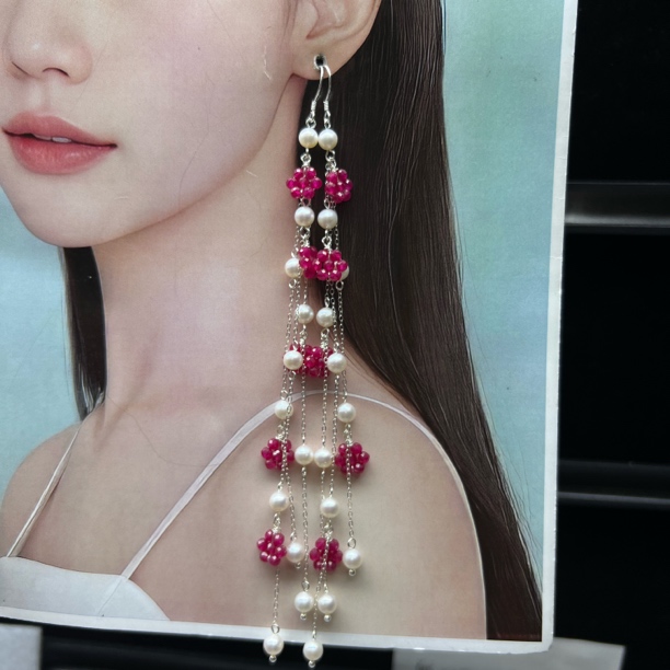 925银耳饰 博雅手作S925纯银耳饰