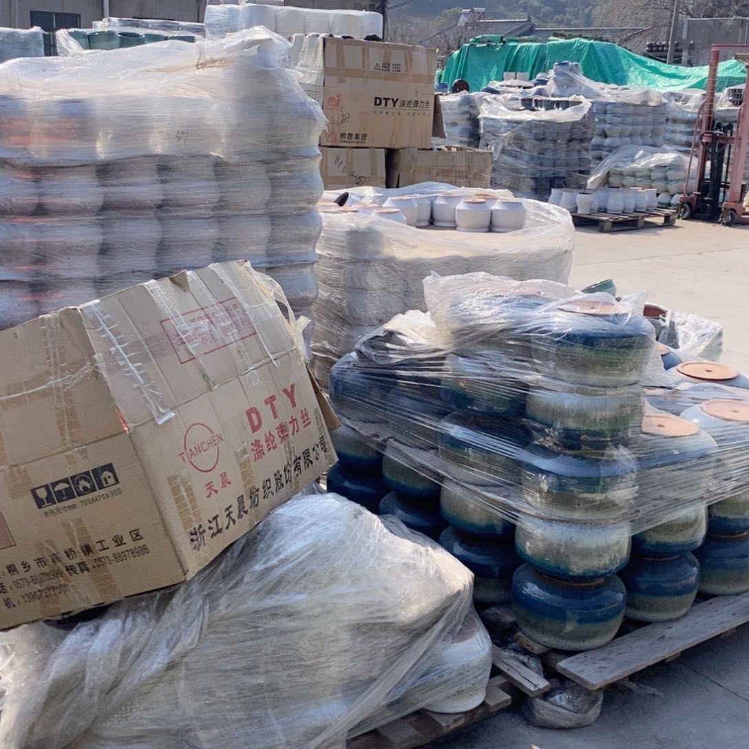 红陶杨杨花盆0213-10