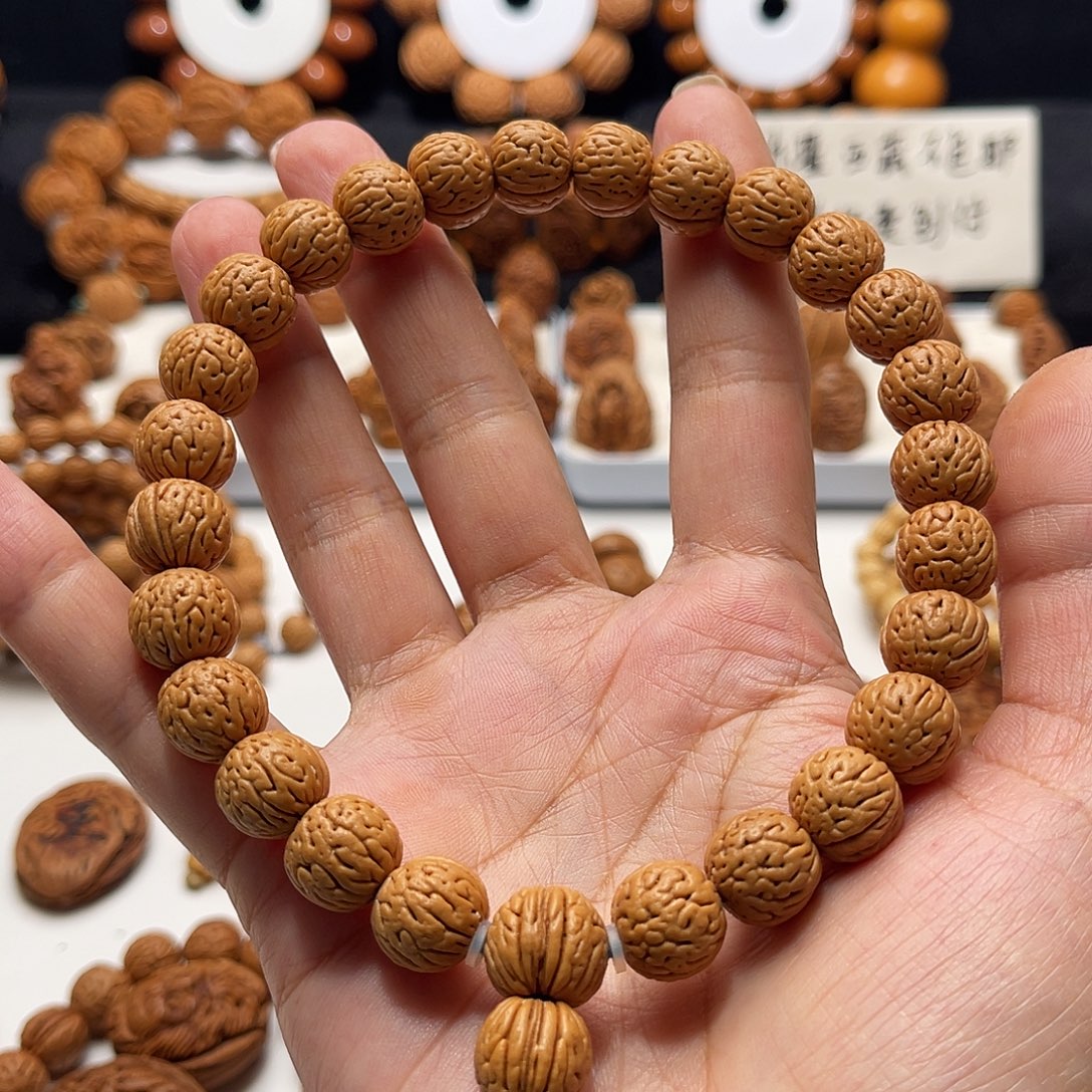 鹏***核桃手串/手链桃核手工制作工艺