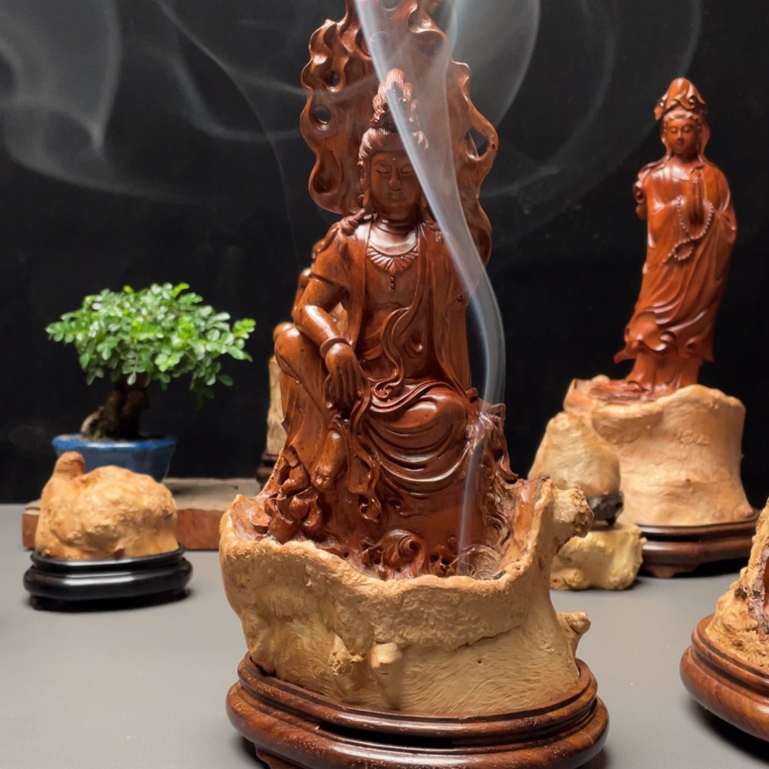 香榧木世*荔枝木香炉