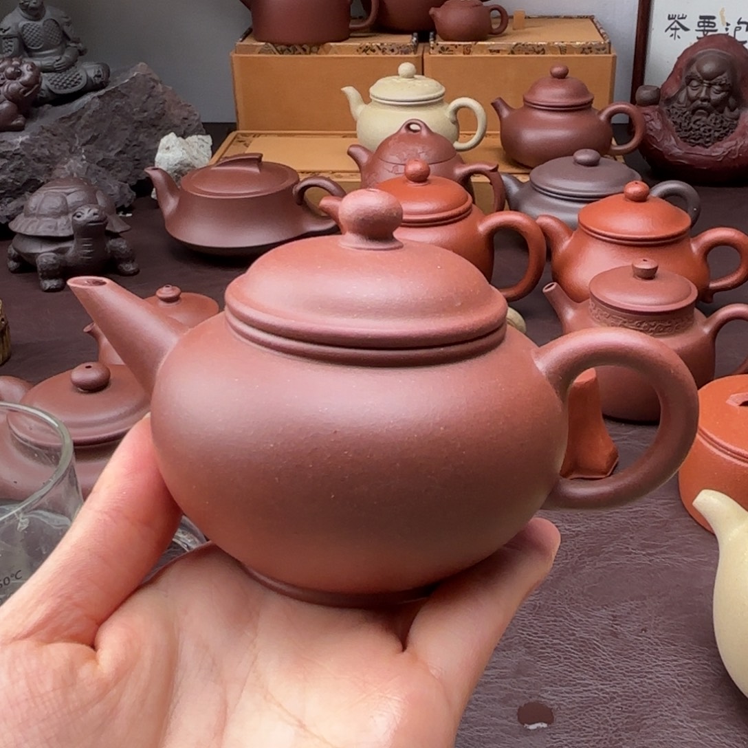 北***秋茶壶紫砂特练紫泥  水平150