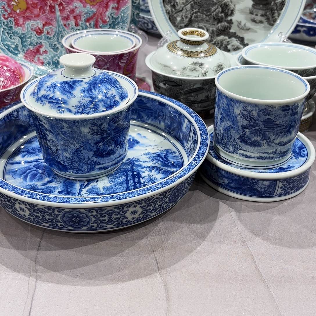 瓷片景德镇瓷器艺术半手