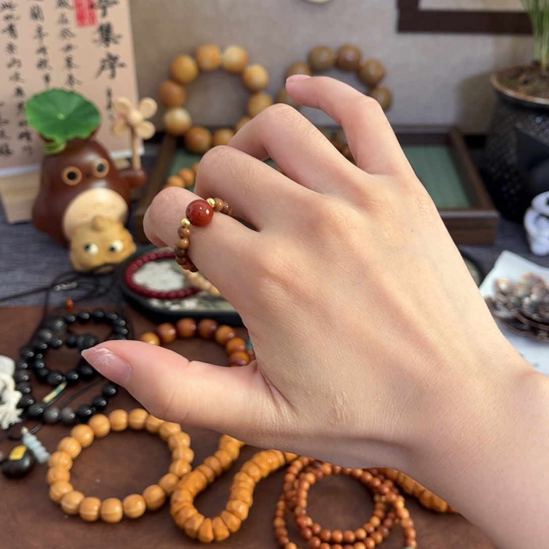 手串库克红昭愿戒指