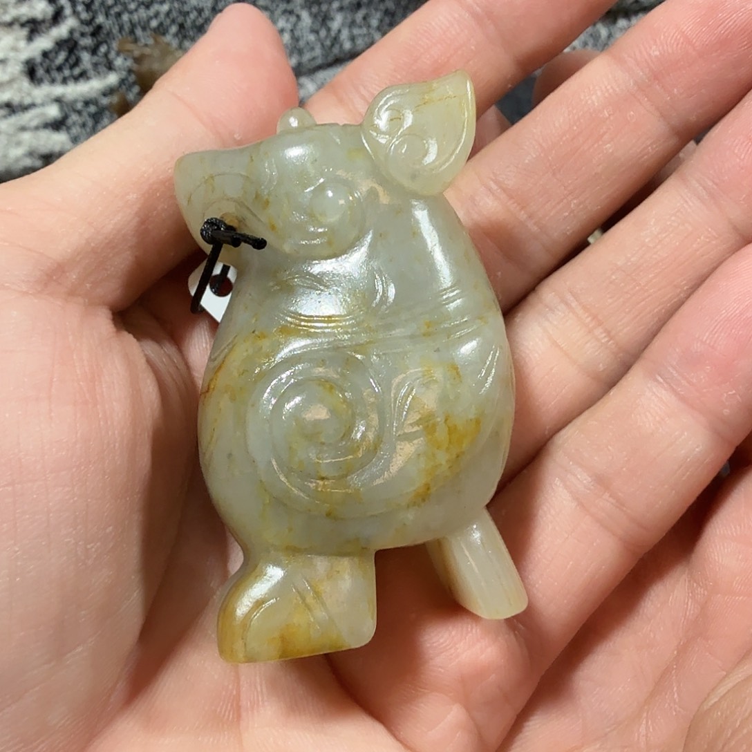 和田玉挂件未镶嵌小*