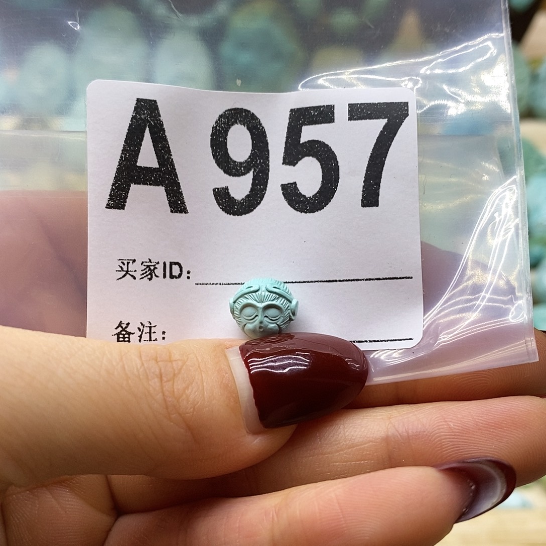 绿松石未镶嵌绿松石配饰定制