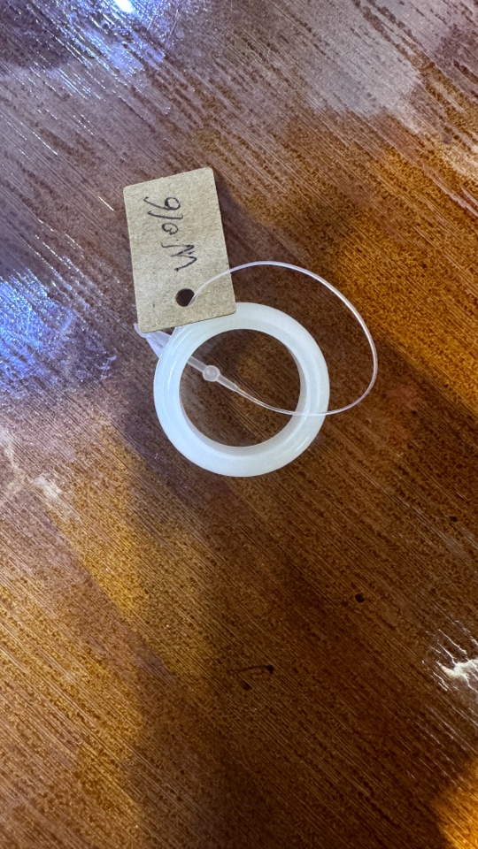 和田玉白玉精品戒圈（内径16➕）