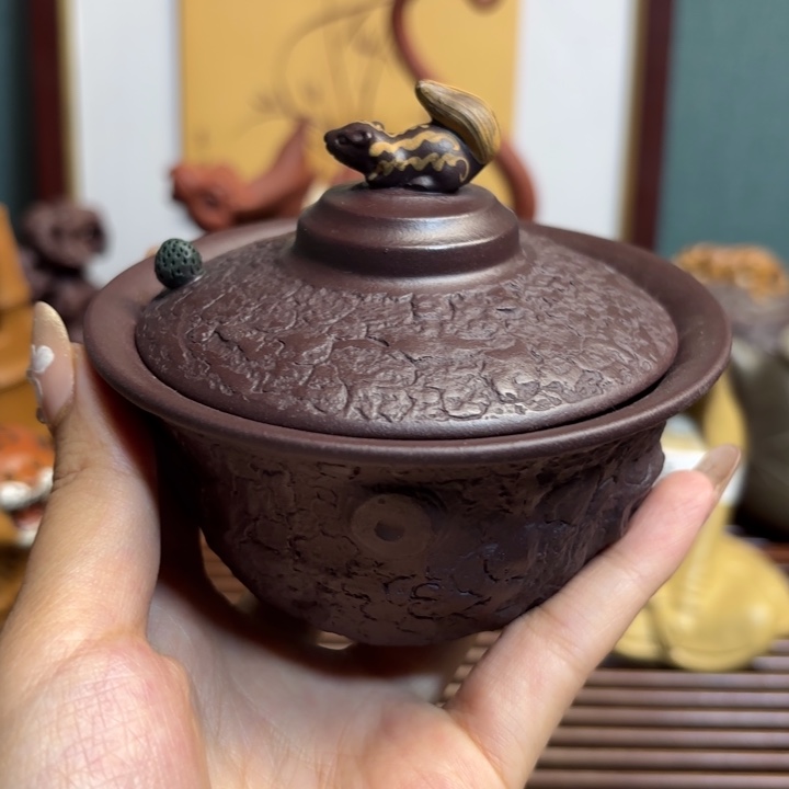 紫砂茶宠原矿精品高端紫砂壶