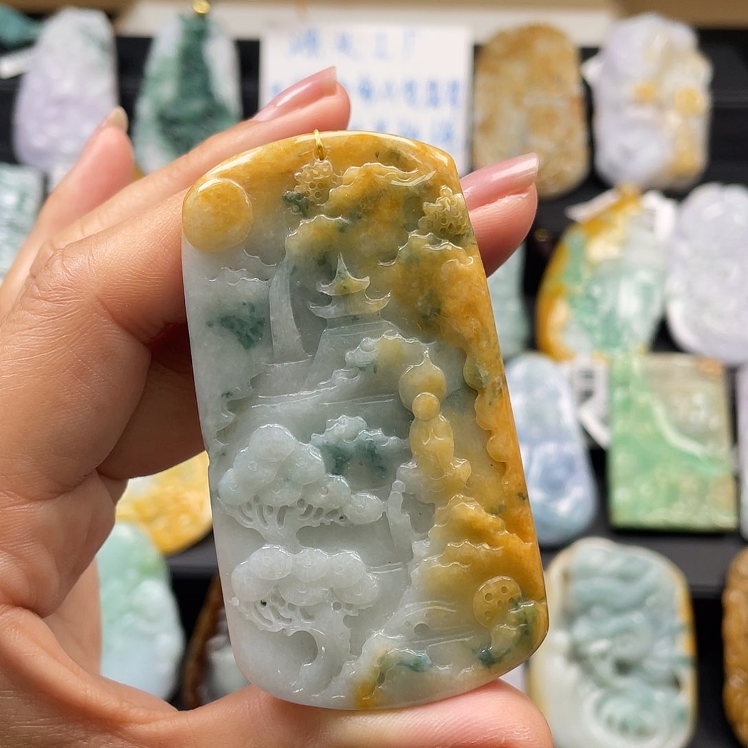 翡翠吊坠(不含链)未镶嵌