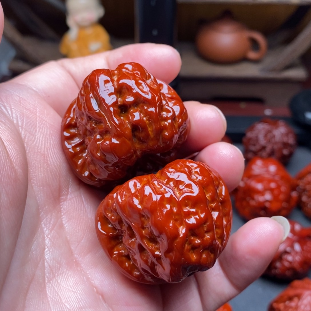 吊坠文玩核桃39蛤蟆头