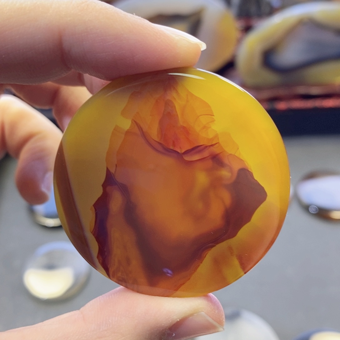 玛瑙/玉髓颈饰未镶嵌编号35