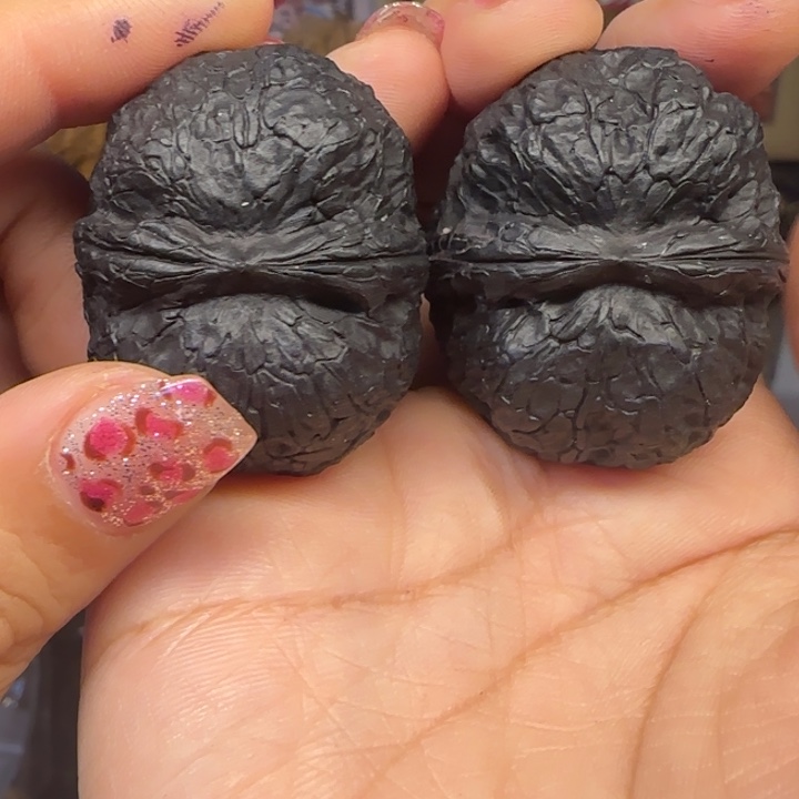 文玩核桃吊坠34寿星头元宝地闷