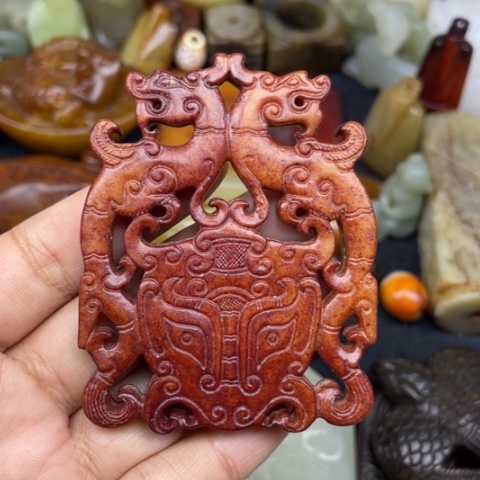 和田玉未镶嵌颈饰110