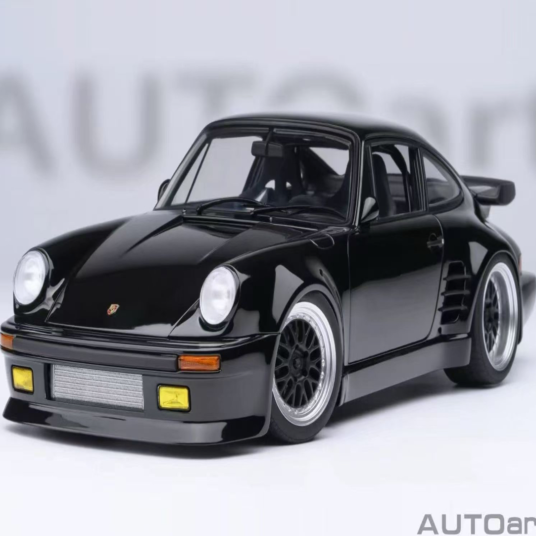 奥拓AUTOART1:18 保时捷911 (930) TURBO黑鸟ABS汽车模型收藏摆件