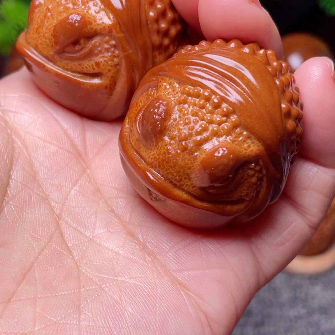 【闪购商品】橄榄核手串/手链35左右大嘴娃手球