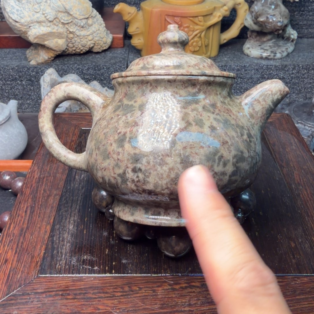 冰碛岩茶壶高壶茶壶一