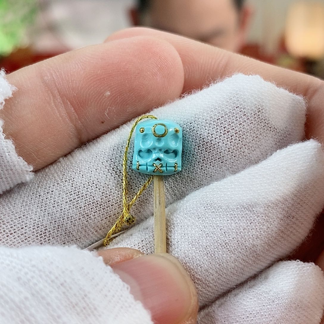 绿松石珠宝奇石未镶嵌